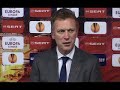 Everton manager David Moyes reflects on the Blues' Europ...