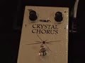 Morley Crystal Chorus Pedal demo Telecaster - Marshall amp
