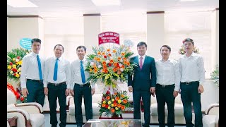 Đồng chí Chủ tịch UBND thành phố Nguyễn Mạnh Hà chúc mừng các đơn vị ngành Than