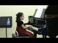 Thaissa's first recital - piano - playing Jack and the Beanstalk and Up on the housetop
