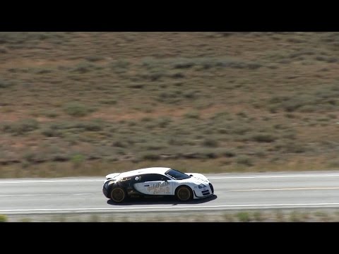 1200 HP Bugatti Veyron Super Sport Pur Blanc hits 246.4 MPH!!