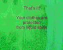 Protecting your clothes from spills