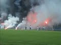 Osijek - Hajduk 06./07. pyro flares