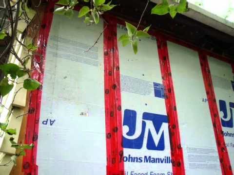how to insulate outside walls