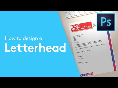 how to create letterhead