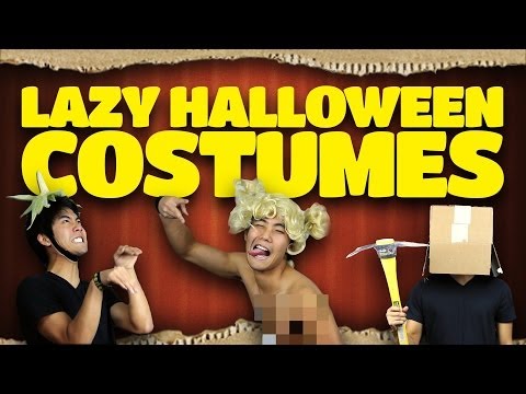 halloween ideas - Here are some quick and easy-to-do, lazy costumes! See Bloopers and Behind the scenes for this video here: http://youtu.be/oCk2_0DieMM Check out my 2nd Chann...
