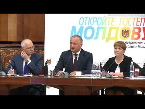 Игорь Додон принял участие в круглом столе «Откройте гостеприимную Молдову»