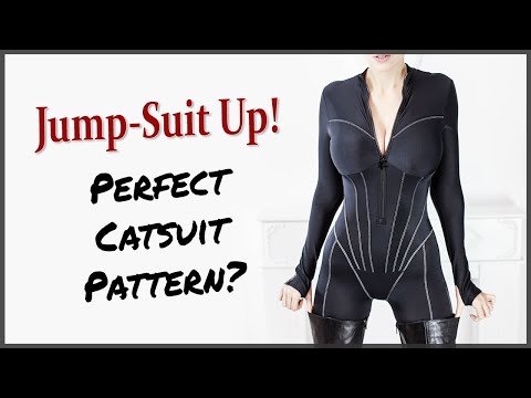 Luxury Sport Jumpsuit by Fluide Multipattern Catsuit