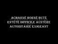 Synonyme de la vie Synonyme de la vie