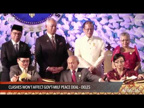 Clashes won't affect gov't MILF peace deal -- Aquino