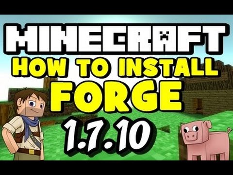 how to install a minecraft forge