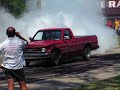 Burnout with tire blow out Burnout with tire blow out