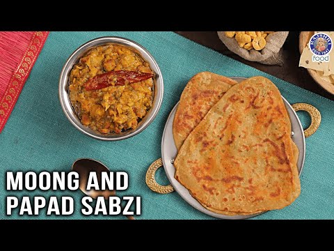 Moong And Papad Ki Sabzi | Kasuri Methi Paratha Recipe | Paryushan Recipes Jain | Chef Ruchi