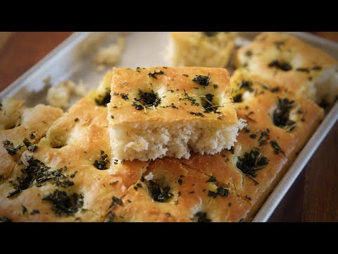 Homemade Focaccia Bread | Italian Bread Recipe | Divine Taste With Anushruti