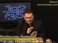 Horoscopo Virgo 4 al 10 de enero 2009 - Lectura del Tarot