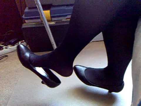 shoes dangling