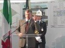 Attilio Schneck -Prima pietra ospedale unico di Schio-Thiene