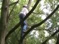 Jelger up in the tree