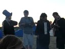 MMM at Camp Bestival camp fire