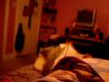 Kellie and Sarah playing catch