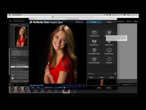 Using Athentech's Perfect Eyes with Adobe Lightroom