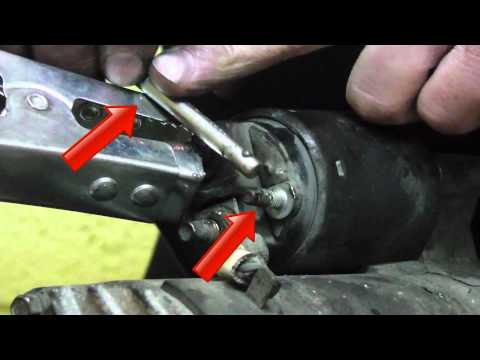 How to diagnose and replace ford transit clicking starter motor solenoid.
