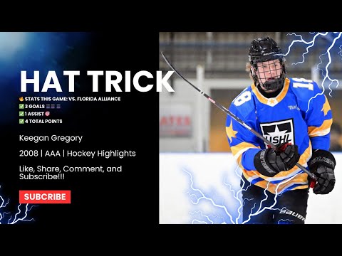 🔥Hat Trick! Keegan Gregory U16 | AAA Team Illinois Lights It Up! 4 pts 2025 Florida Exposure Cup!