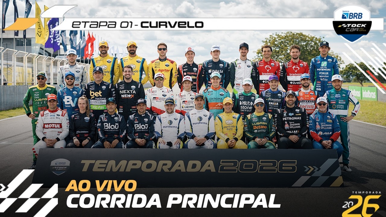 STOCK CAR BRB 2026 AO VIVO | 1ª ETAPA - CORRIDA PRINCIPAL | CURVELO, MG