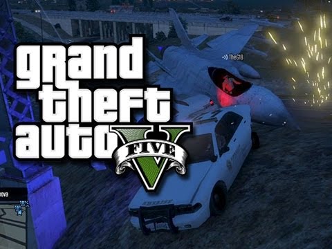 GTA 5 Online Skits - Cops and Robbers! #2 The Wiener Thief! (GTA 5 Funny Skit with Bloopers!)