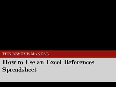 how to provide references in resume