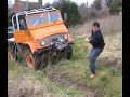 Unimog dragging and winching