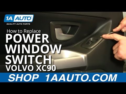 How To Install Remove Power Window Switch Volvo XC90 03-12 1AAuto.com