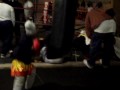 2of 22rounds on heavy bag,steven foster7yr.old