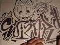 How to draw graffiti.