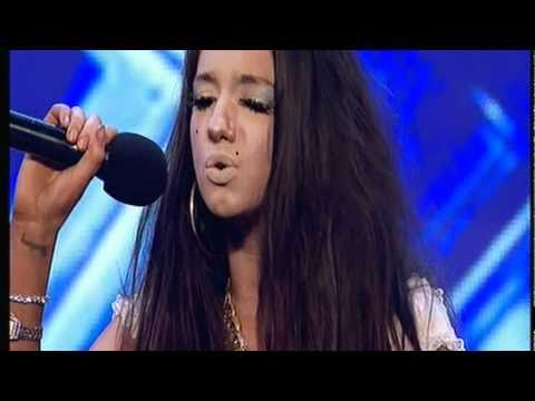 X-Factor - Chloe Victoria - Spoilt or Talented? (Try to ignore the slugs above her her eyes)