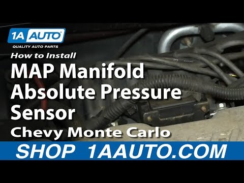 How To Install Replace MAP Manifold Absolute Pressure Sensor 3.4L Chevy Monte Carlo