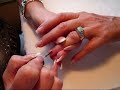Sculptured acrylic pink and white nails with backfill and rebalance Sculptured acrylic pink and white nails with backfill and rebalance