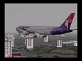 FS2004 Hawaiian Airlines pousando em Manila...