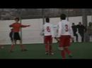 impresa del futbolclub:i ragazzi del '95 (cat. giovanissimi) allenati da andrea cardone espugnano il campo della cisco (1-2) con una doppietta del capitano, dario catania. nelle immagini il gol del momentaneo pareggio della cisco al 25' del primo tempo. punizione ben calibrata sul secondo palo e pregevole colpo di testa del numero 9 d'agapiti sul quale nulla pu� mazzanti. gran gol ed esultanza alla oba oba... (martins) del bravissimo d'agapiti.  complimenti alla cisco che obiettivamente non avrebbe demeritato di pareggiare:la partita (disputata il 23 febbraio 2008) � stata combattutissima. grande agonismo e grande correttezza in campo e sugli spalti, davvero un bell'esempio che arriva dal calcio giovanile... queste le formazioni: cisco 1 matera, 2 tabacchi, 3 rausa, 4 sterlicchio (cap), 5 rossi, 6 trombetta, 7 centra, 8 taglienti, 9 d'agapiti, 10 tassi, 11 copponi, 12 di piero , 13 peroni, 14 bevilacqua,15 manzoni, 16 de santis, 17 guglielmi, 18 contino. allenatore: piangerelli. cambio nel primo tempo: esce centra per infortunio, entra de santis. secondo tempo: esce tassi entra peroni; esce taglienti entra manzoni; escono tabacchi e rausa, entrano guglielmi e bevilacqua; esce trombetta entra contino.
futbolclub: 1 mazzanti, 2 cappello, 3 bulla, 4 alfano, 5 fruscella, 6 rebecchini, 7 vladovich, 8 catania, 9 giulio rosati, 10 vivenzio, 11 soldano; 12 magistrelli, 13 ceccarelli, 14 giorgio rosati, 15 galletti, 16 dentice. allenatore: cardone.
cambi. nel corso secondo tempo: esce cappello, entra ceccarelli; esce mazzanti, entra magistrelli; esce vladovich, entra dentice; esce vivenzio entra galletti; esce soldano, entra giorgio rosati.