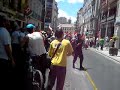 Falangistas desde su sede en la calle Reyes Católicos provocaron a la multitud que se manifestaba por un convenio justo en el sector del metal. Tiraron tuercas y otros objetos.
