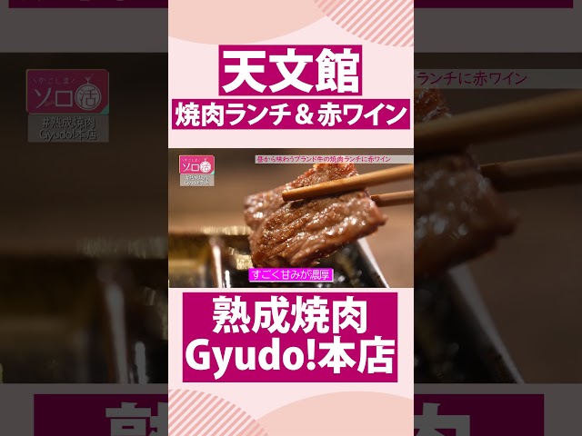 【鹿児島市天文館】焼肉ランチ＆赤ワイン「熟成焼肉Gyudo!本店」