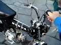 49cc honda dax met daytona megaphone uitlaat