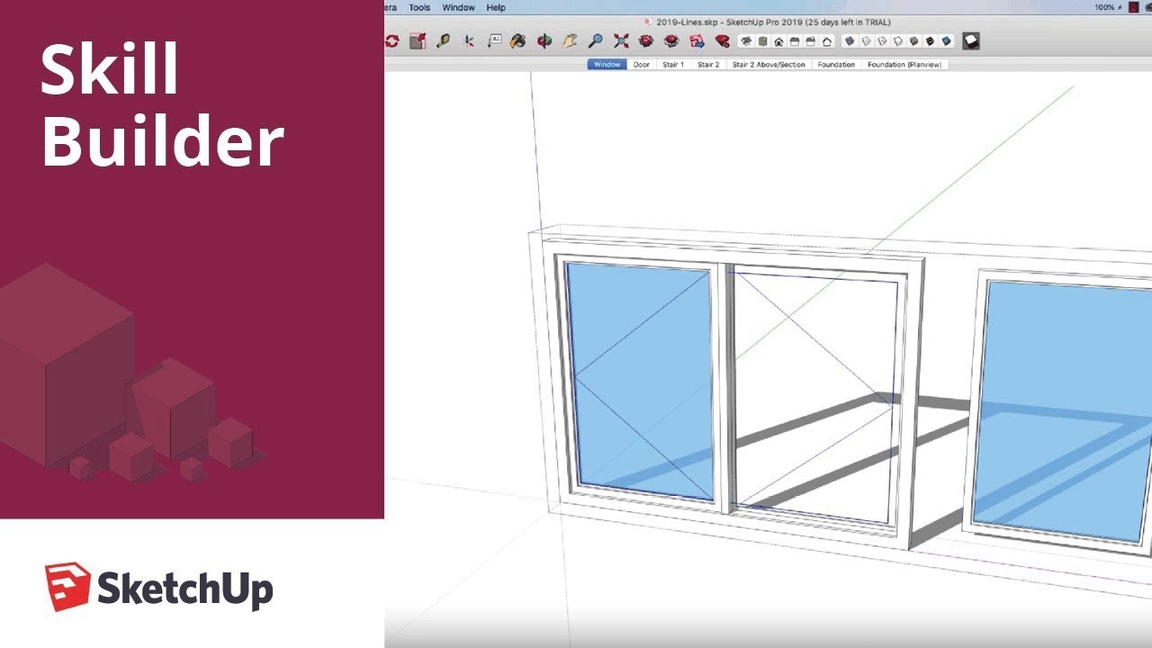SketchUp Pro 2019: Stippellijnen