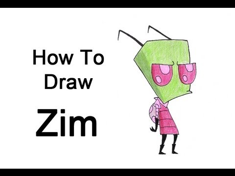 how to draw zim