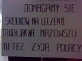 Protest pracowników szpitala psychiatrycznego
