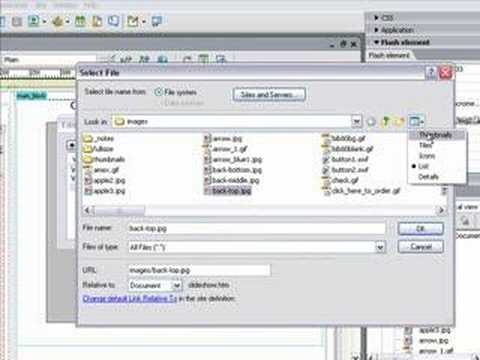 Dreamweaver Tutorials - Create a slideshow using dreamweaver