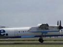 Landing Flybe Dash 8 schiphol polderbaan