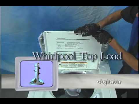 how to repair agitator on whirlpool washer