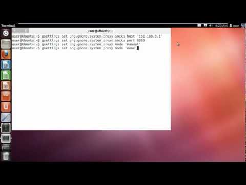 how to apply system wide proxy in ubuntu