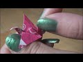 Okay, so there is a flapping bird && a flapping crane... I just found this out NOW... either way, this video will teach you how to make a cool origami creature! =] Twitter: Twitter.com Add me if you want to know random facts about my life! Oh, and when I'm filming/editing/uploading videos to this here channel of mine. (: Ask me anything on Formspring. www.formspring.me DailyBooth: dailybooth.com Pretty pictures && creative quotes on Tumblr. heysarahlynn.tumblr.com Comment. Subscribe. Stay Tuned. ♥